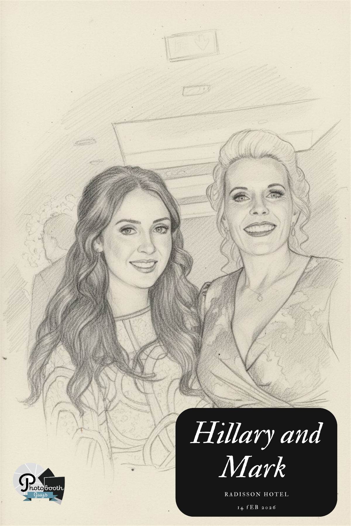 AI-transformed pencil sketch